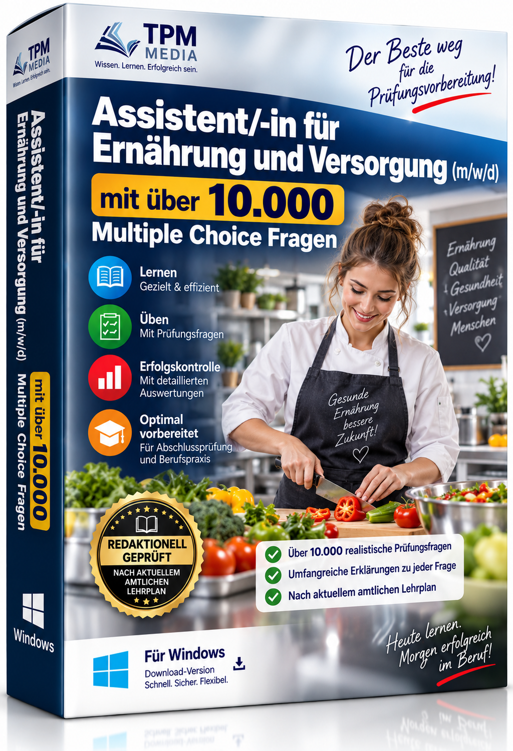 Assistent/-in für Ernährung und Versorgung Fragenkatalogtrainer - Download für Windows
