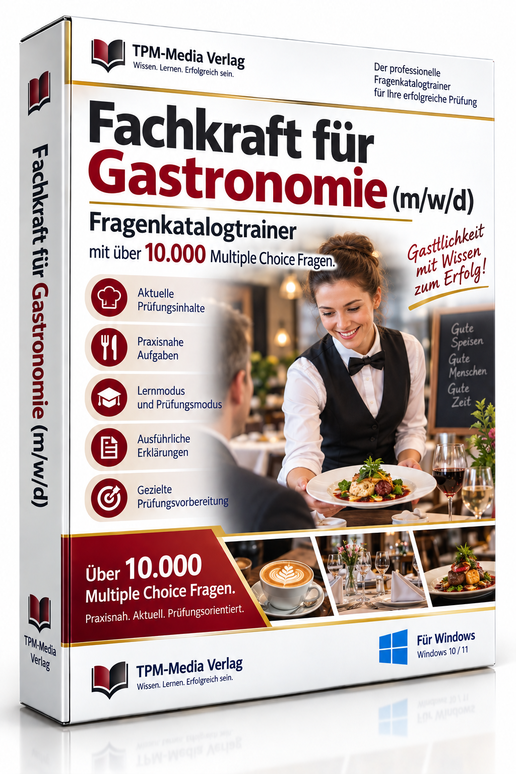 Fachkraft für Gastronomie - Fragenkatalogtrainer mit über 10.000 Lernfragen Download (WIN)