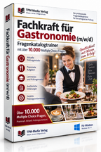 Fachkraft für Gastronomie - Fragenkatalogtrainer mit über 10.000 Lernfragen Download (WIN)