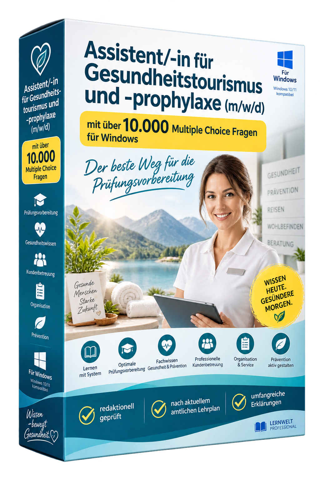 Assistent für Gesundheitstourismus und -prophylaxe (m/w/d) Fragenkatalogtrainer - Download für Windows