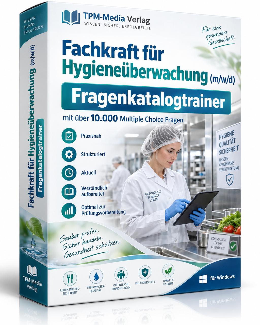 Fachkraft für Hygieneüberwachung - Fragenkatalogtrainer mit über 10.000 Lernfragen Download (WIN)