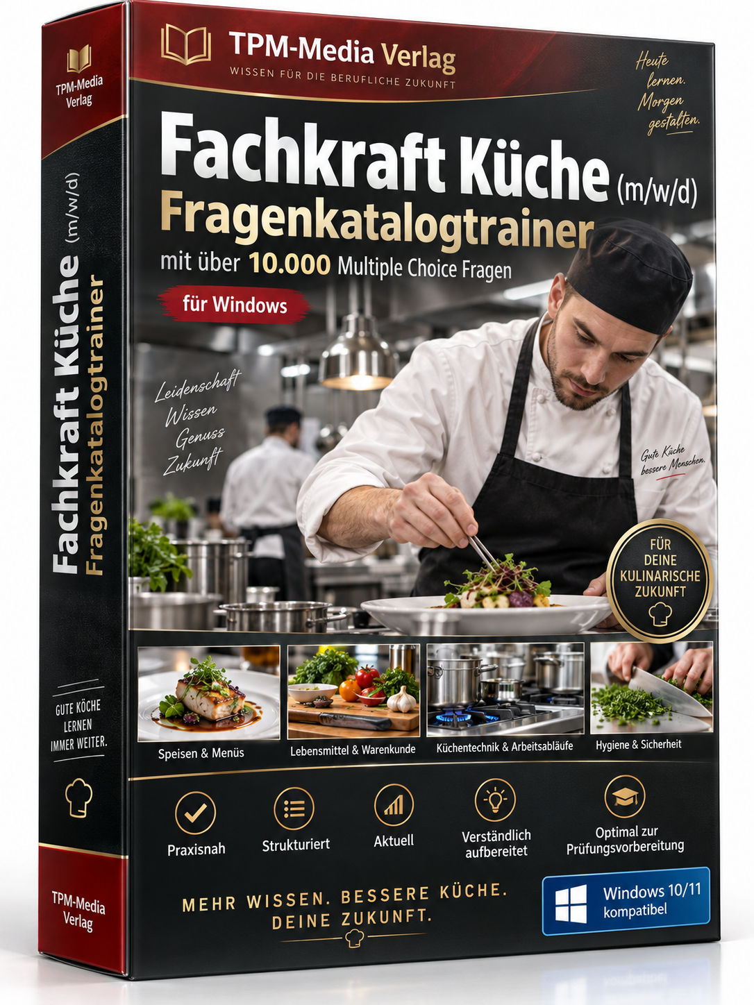 Fachkraft Küche (m/w/d) - Fragenkatalogtrainer mit über 10.000 Lernfragen Download (WIN)