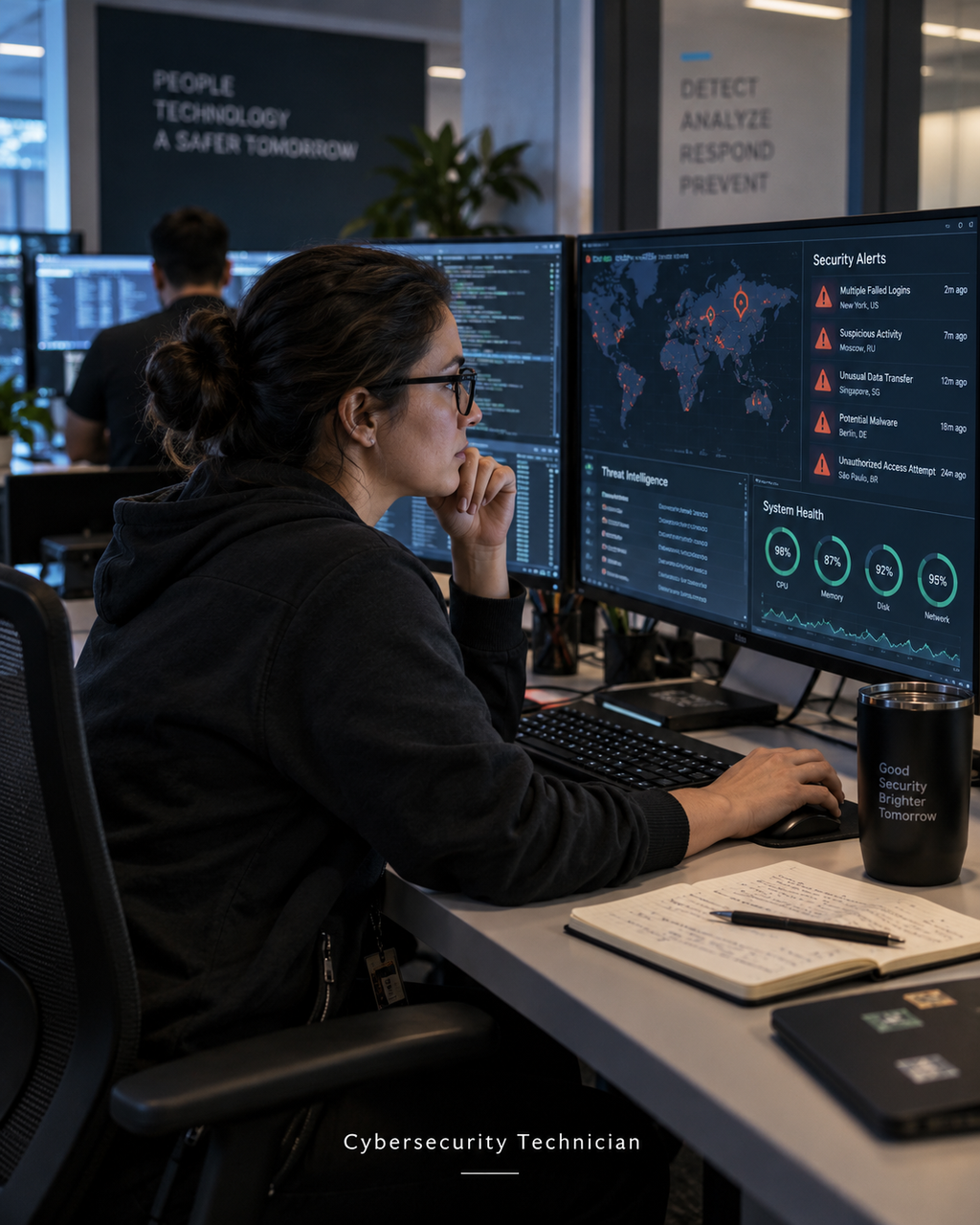 Cybersecurity Technician – Excel Database with 10.200 Learning and Assessment Questions