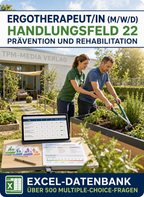 Ergotherapeut - Handlungsfeld 22 gewerbliche Excel-Fragenkatalog Datenbank (Sofort-Download)