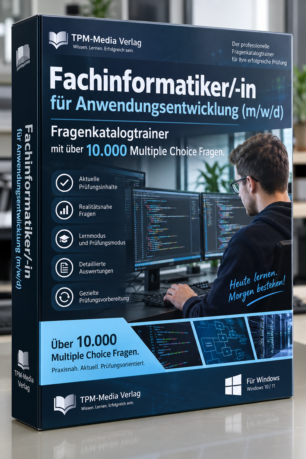 Fachinformatiker/-in für Anwendungsentwicklung - Fragenkatalogtrainer mit über 10.000 Lernfragen Download (WIN)