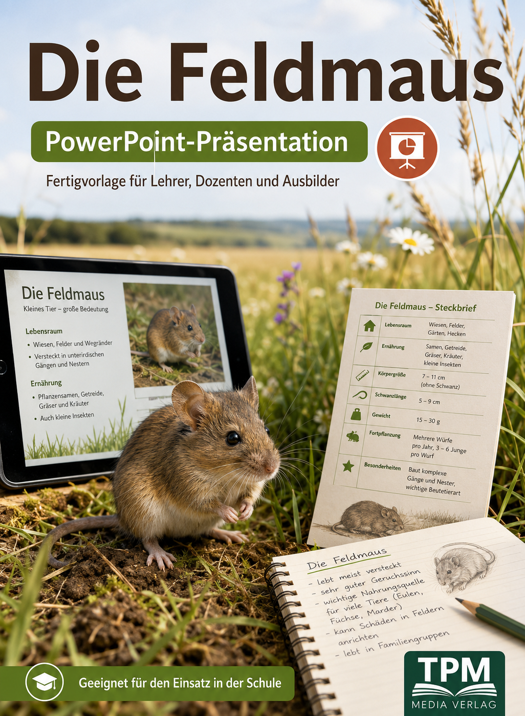 Feldmaus PowerPoint Präsentation Schule - Download-Version für den Schuleinsatz