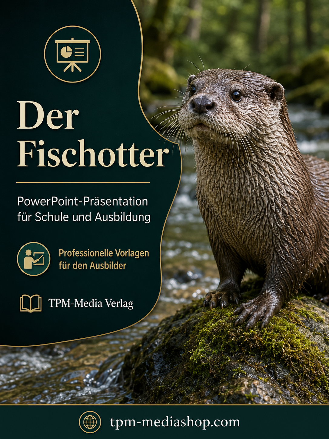 Fischotter PowerPoint Präsentation Schule - Download-Version für den Schuleinsatz