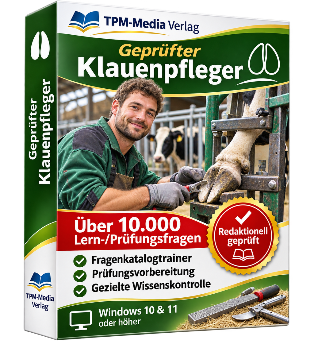 Geprüfter Klauenpfleger Fragenkatalogtrainer Download (WIN)