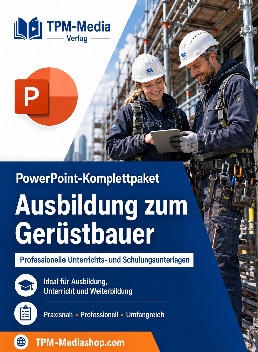 PowerPoint-Komplettpaket - Ausbildung zum Gerüstbauer (m/w/d)