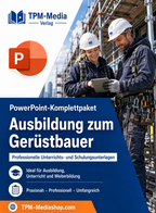 PowerPoint-Komplettpaket - Ausbildung zum Gerüstbauer (m/w/d)