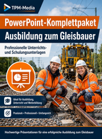 PowerPoint-Komplettpaket - Ausbildung zum Gleisbauer (m/w/d)