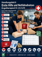 Ergotherapeut - Handlungsfeld 9 gewerbliche Excel-Fragenkatalog Datenbank (Sofort-Download)