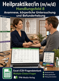 Heilpraktiker - Handlungsfeld 8 gewerbliche Excel-Fragenkatalog Datenbank (Sofort-Download)