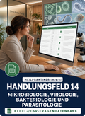 Heilpraktiker - Handlungsfeld 14 gewerbliche Excel-Fragenkatalog Datenbank (Sofort-Download)