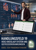 Heilpraktiker - Handlungsfeld 19 gewerbliche Excel-Fragenkatalog Datenbank (Sofort-Download)