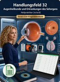 Heilpraktiker - Handlungsfeld 32 gewerbliche Excel-Fragenkatalog Datenbank (Sofort-Download)