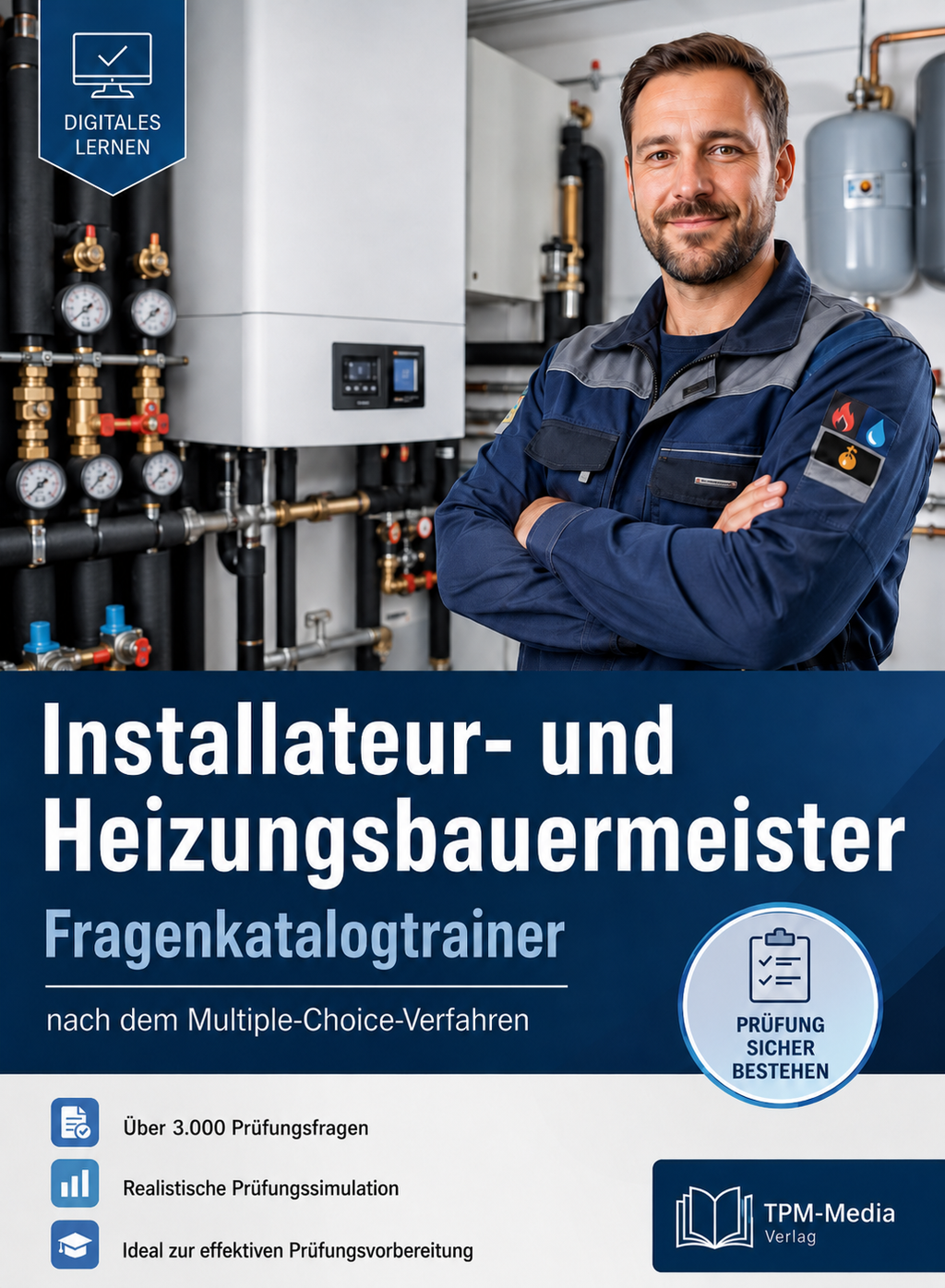 Meisterprüfung Installateur und Heizungsbauer: Fragenkatalog‑Trainer mit 3.150 Multiple‑Choice‑Fragen – Windows‑Download