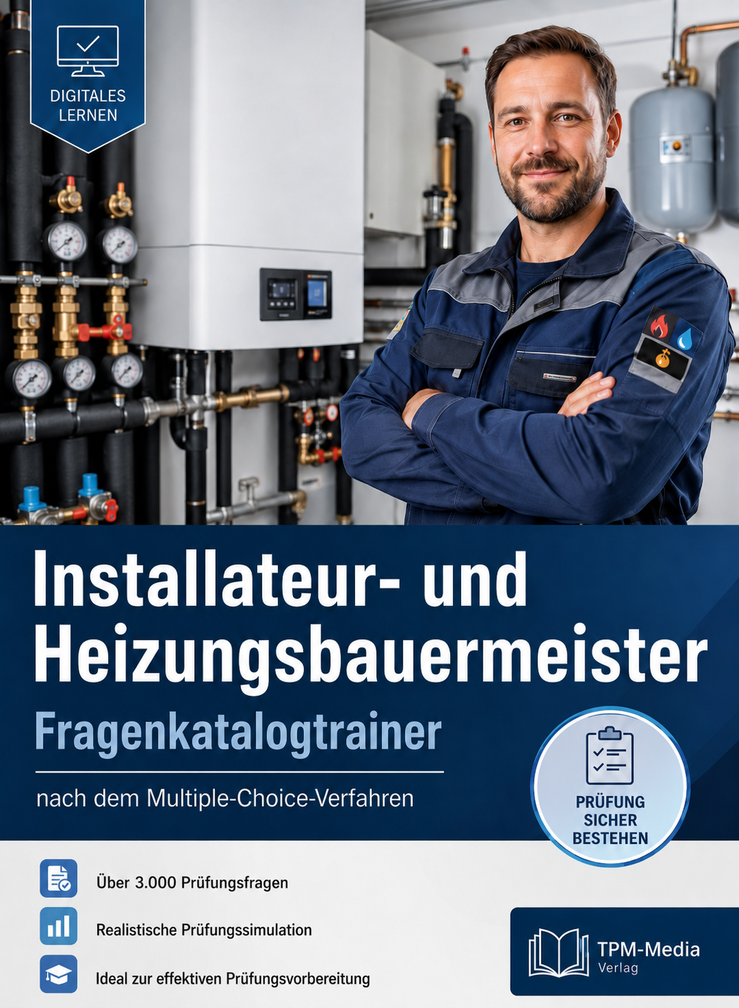 Meisterprüfung Installateur und Heizungsbauer: Fragenkatalog‑Trainer mit 3.150 Multiple‑Choice‑Fragen – Windows‑Download