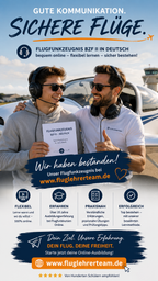 Einzelstundepaket (10 Std.) für BZF II (deutsch) -  Online-Coaching - für www.fluglehrerteam.de - TPM-Media Verlag