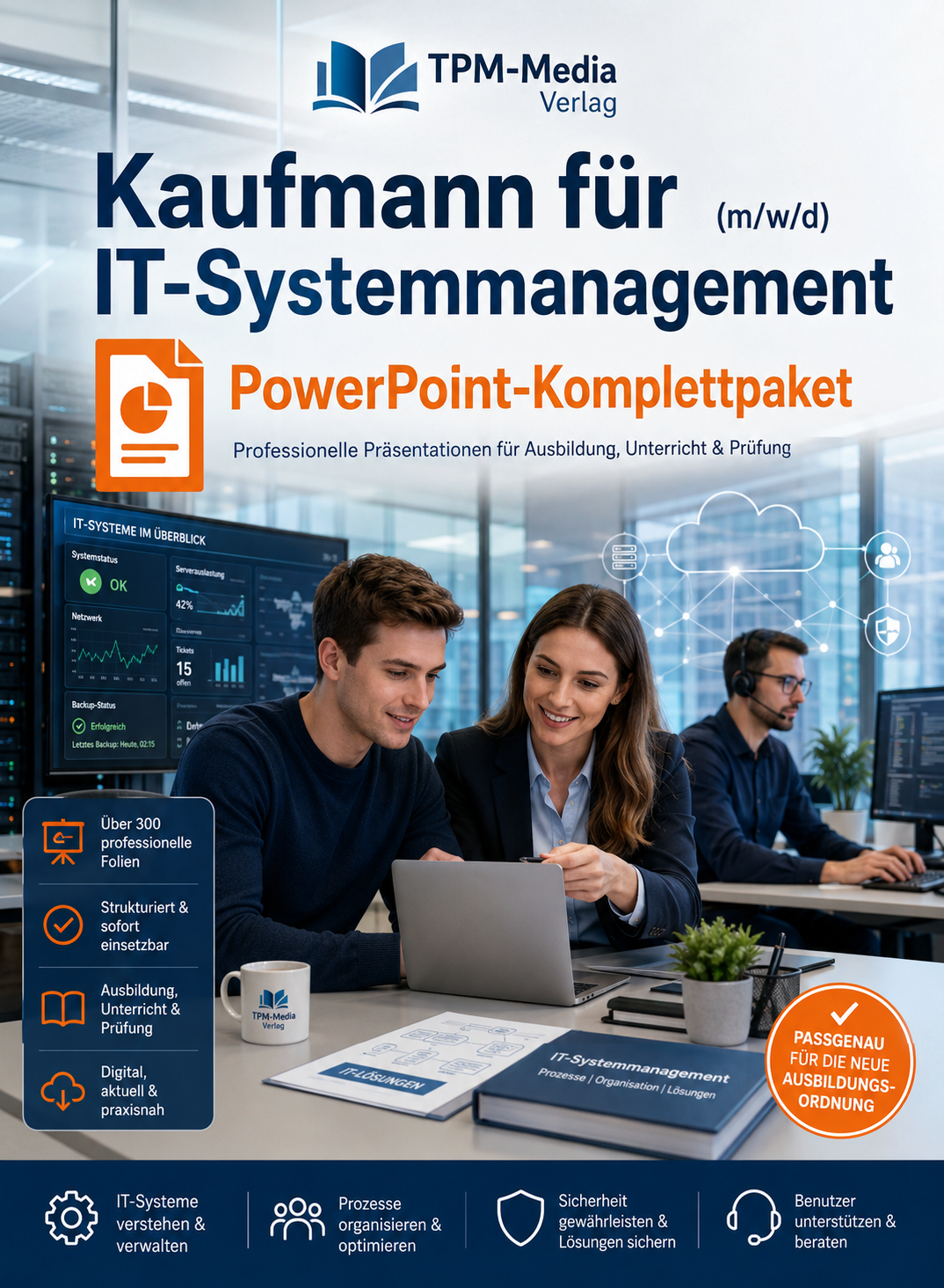 PowerPoint-Komplettpaket für die Ausbildung zum Kaufmann für IT-Systemmanagement (m/w/d)