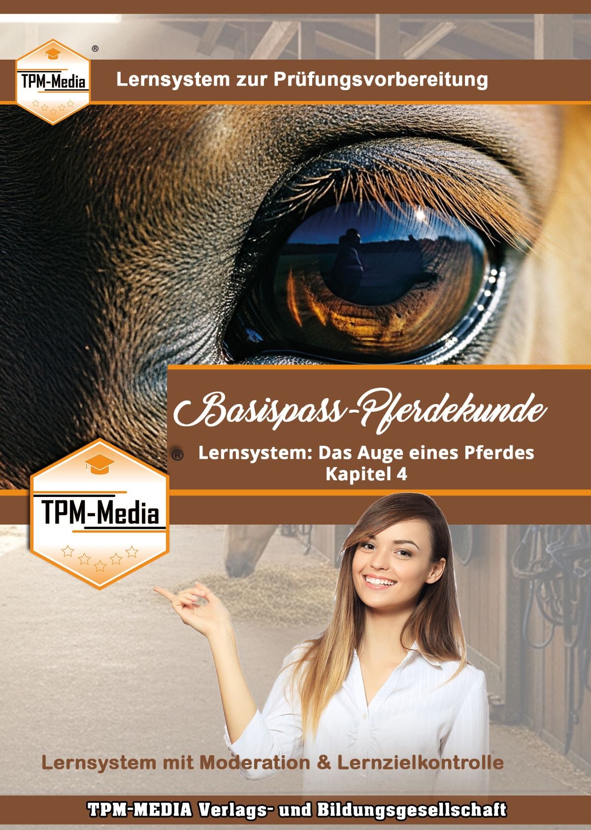 Lernsystem Basispass-Pferdekunde - Kapitel 4 - Das Auge des Pferdes (Download für Windows) - TPM-Media Verlag