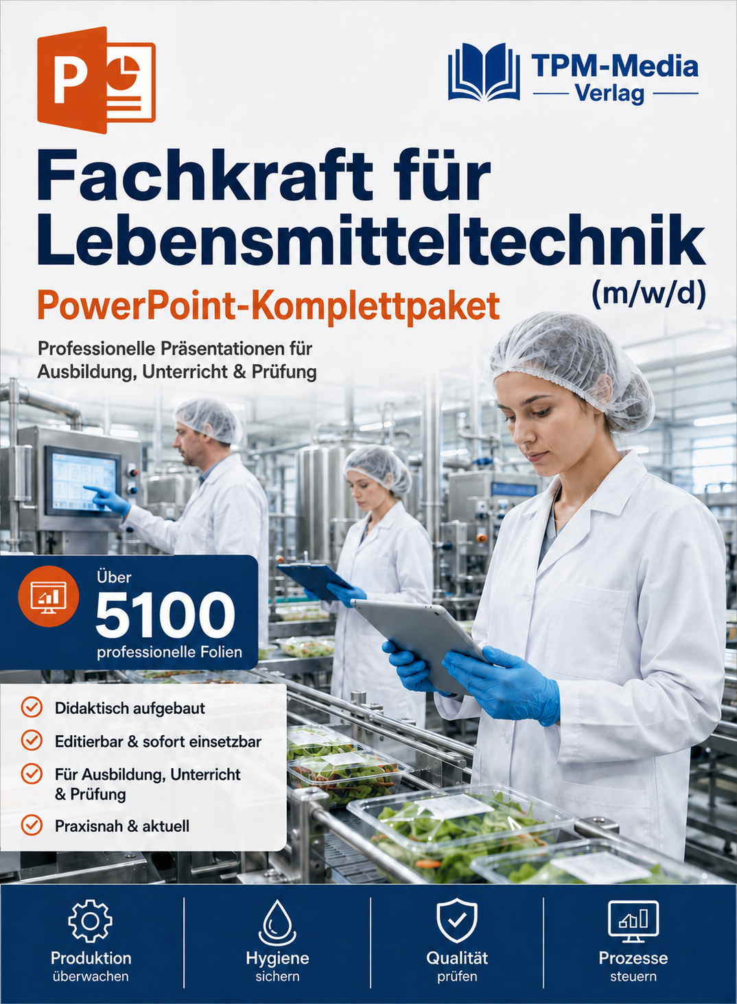 PowerPoint-Komplettpaket für die Ausbildung zur Fachkraft für Lebensmitteltechnik (m/w/d)
