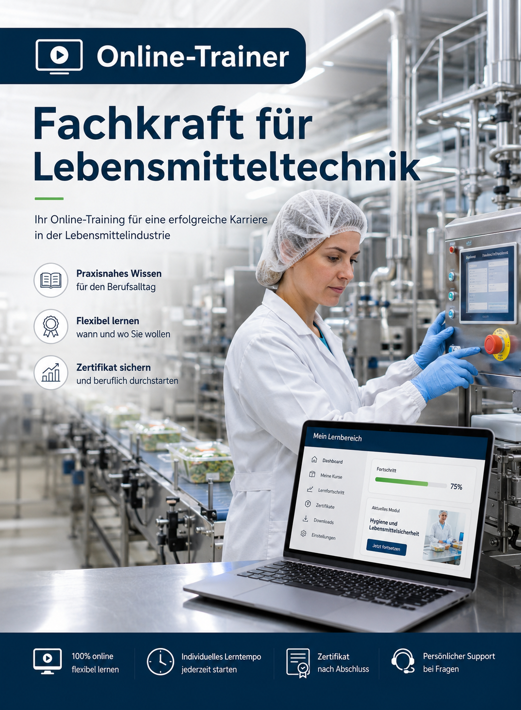Fachkraft für Lebensmitteltechnik Online-Trainer