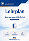 Lehrplan Notarangestellte (m/w/d) eBook (Download-Version)