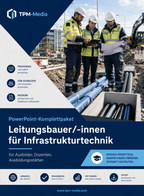 PowerPoint-Komplettpaket für die Ausbildung zum Leitungsbauer/-in für Infrastrukturtechnik