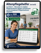 Altenpflegehelfer - Lernfeld 3 gewerbliche Excel-Fragenkatalog Datenbank (Sofort-Download)