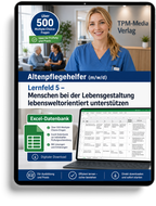 Altenpflegehelfer - Lernfeld 5 gewerbliche Excel-Fragenkatalog Datenbank (Sofort-Download)