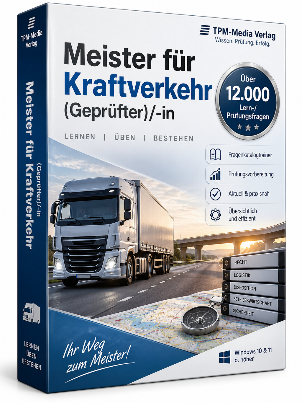 Meister für Kraftverkehr IHK Fragenkatalogtrainer 12.000 Lernfragen Download WIN