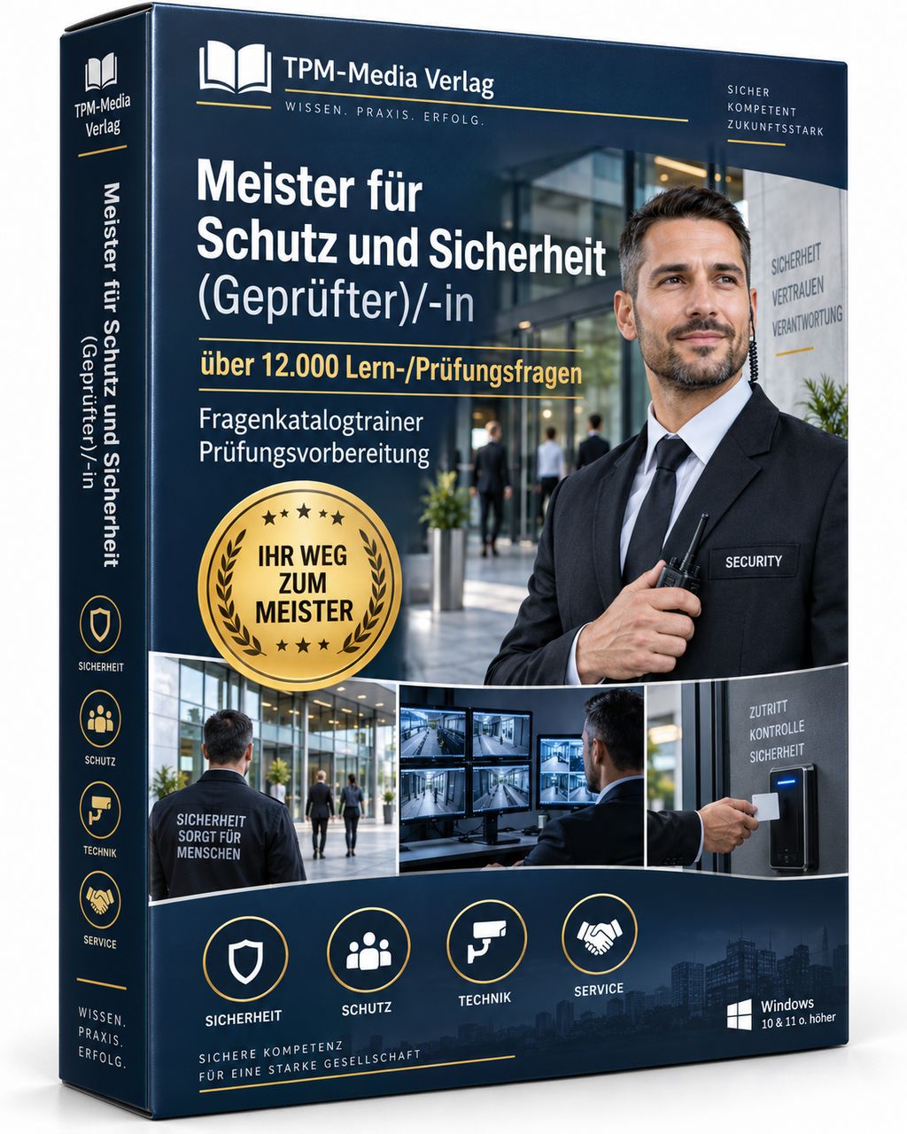 Meister für Schutz und Sicherheit (IHK) Fragenkatalogtrainer - mit über 12.000 Lernfragen Download (WIN)