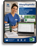 Altenpflegehelfer - Lernfeld 7 gewerbliche Excel-Fragenkatalog Datenbank (Sofort-Download)