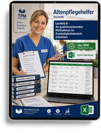 Altenpflegehelfer - Lernfeld 8 gewerbliche Excel-Fragenkatalog Datenbank (Sofort-Download)