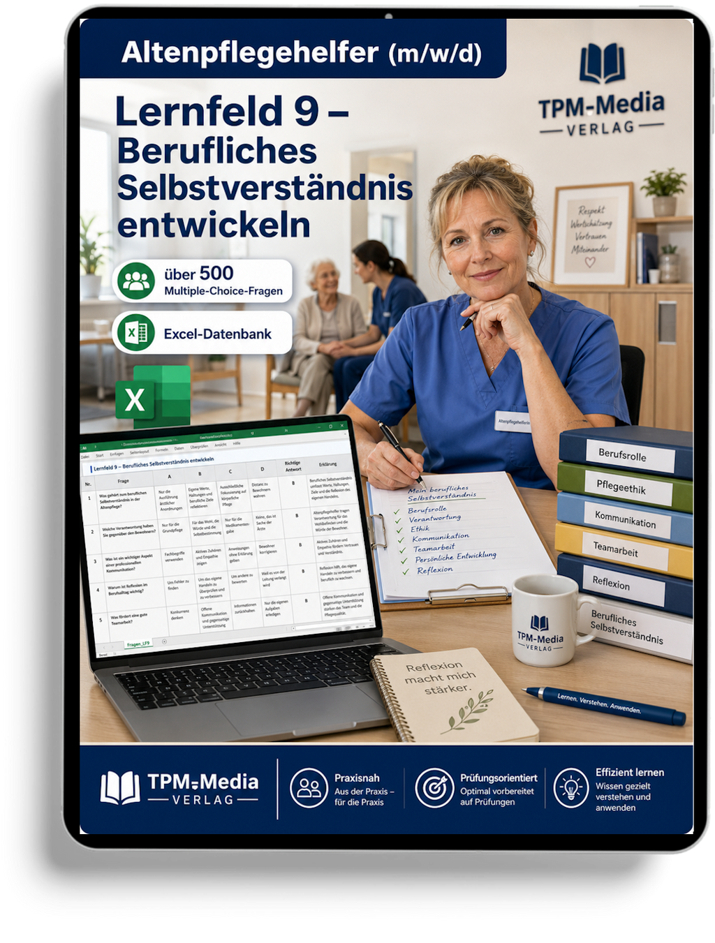 Altenpflegehelfer - Lernfeld 9 gewerbliche Excel-Fragenkatalog Datenbank (Sofort-Download)