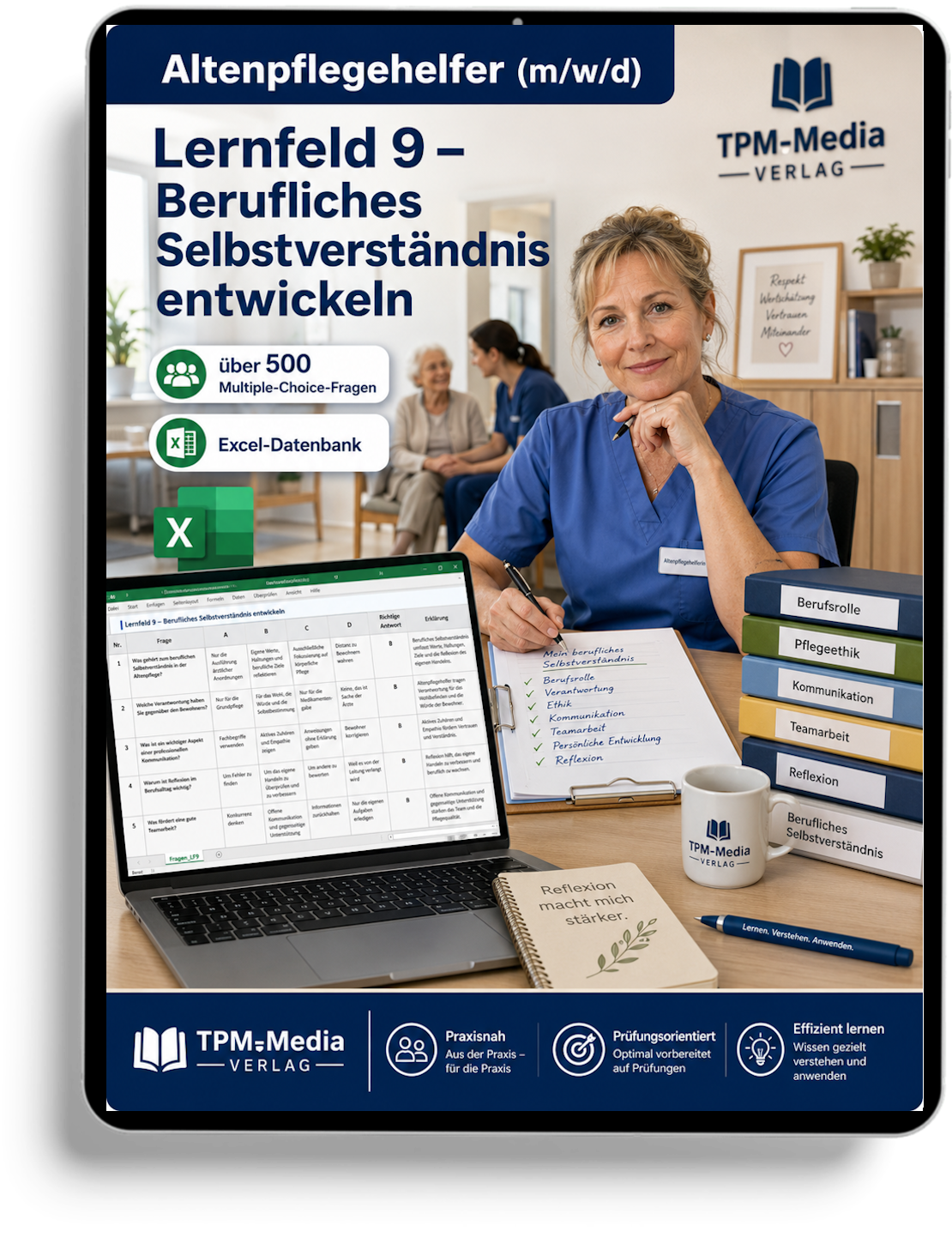 Altenpflegehelfer - Lernfeld 9 gewerbliche Excel-Fragenkatalog Datenbank (Sofort-Download)