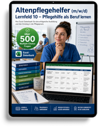 Altenpflegehelfer - Lernfeld 10 gewerbliche Excel-Fragenkatalog Datenbank (Sofort-Download)