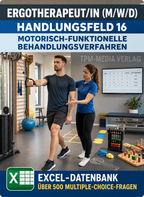 Ergotherapeut - Handlungsfeld 16 gewerbliche Excel-Fragenkatalog Datenbank (Sofort-Download)