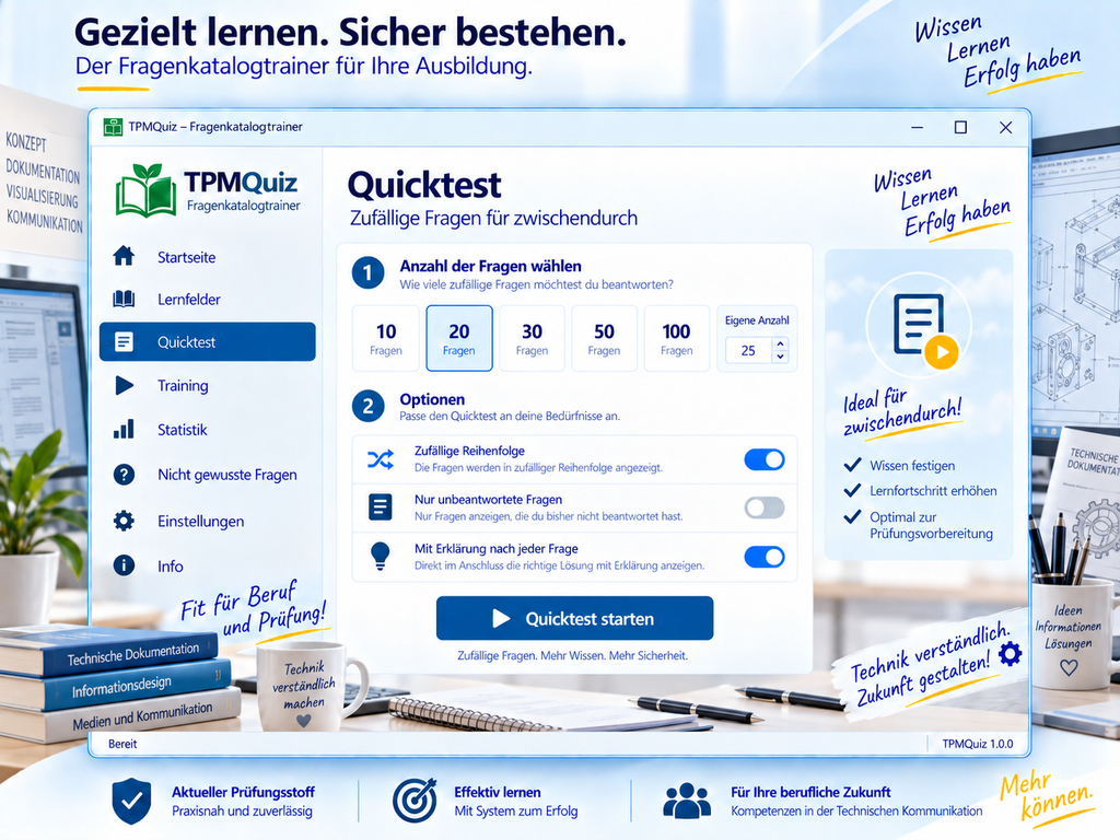 Fachkraft für Gastronomie - Fragenkatalogtrainer mit über 10.000 Lernfragen Download (WIN)