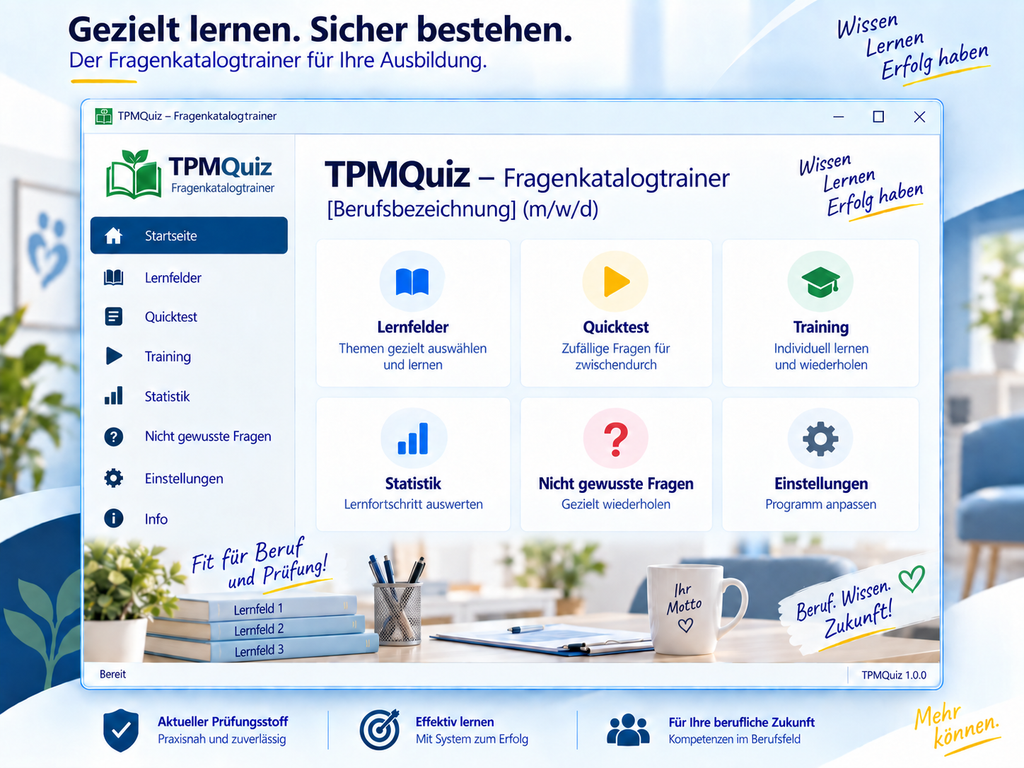 Fachkraft für Gastronomie - Fragenkatalogtrainer mit über 10.000 Lernfragen Download (WIN)