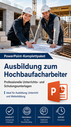 PowerPoint-Komplettpaket - Ausbildung zum Hochbaufacharbeiter (m/w/d) - TPM-Media Verlag