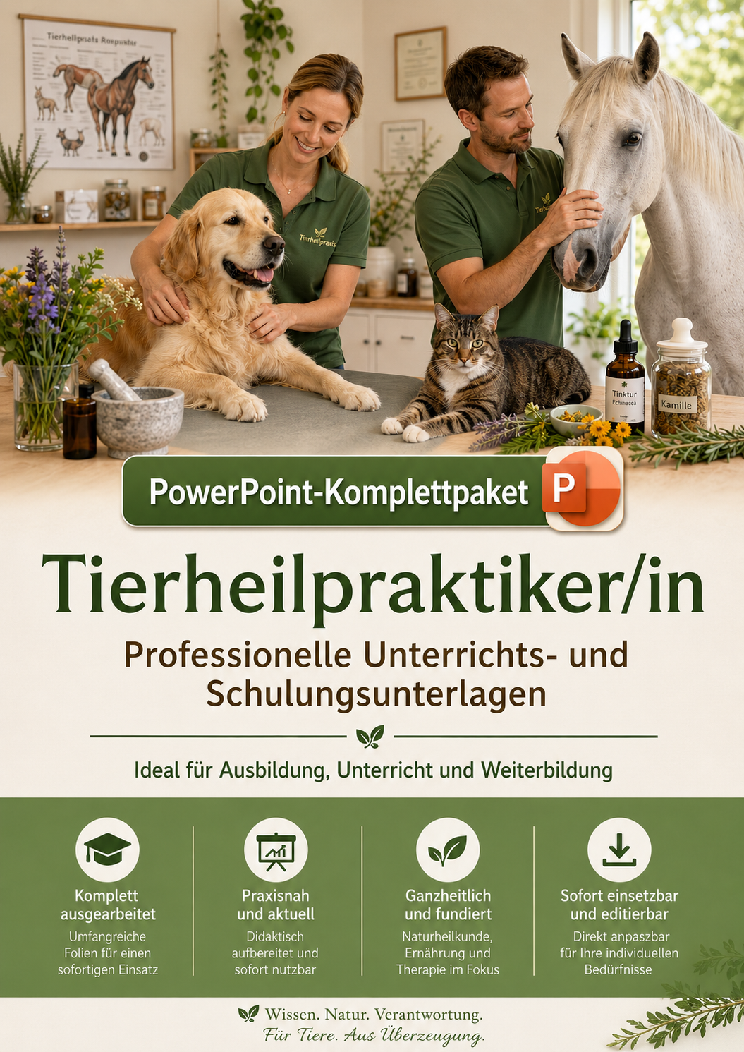 PowerPoint-Komplettpaket für die Ausbildung zum Tierheilpraktiker - TPM-Media Verlag