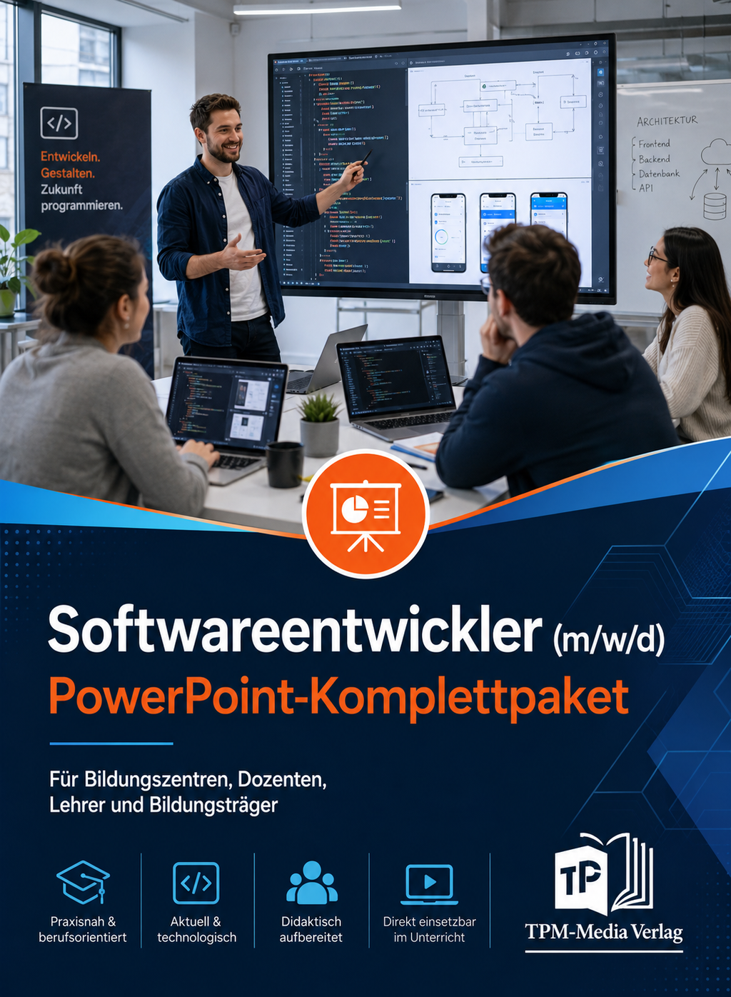 PowerPoint-Komplettpaket für die Ausbildung zum Softwareentwickler (m/w/d)