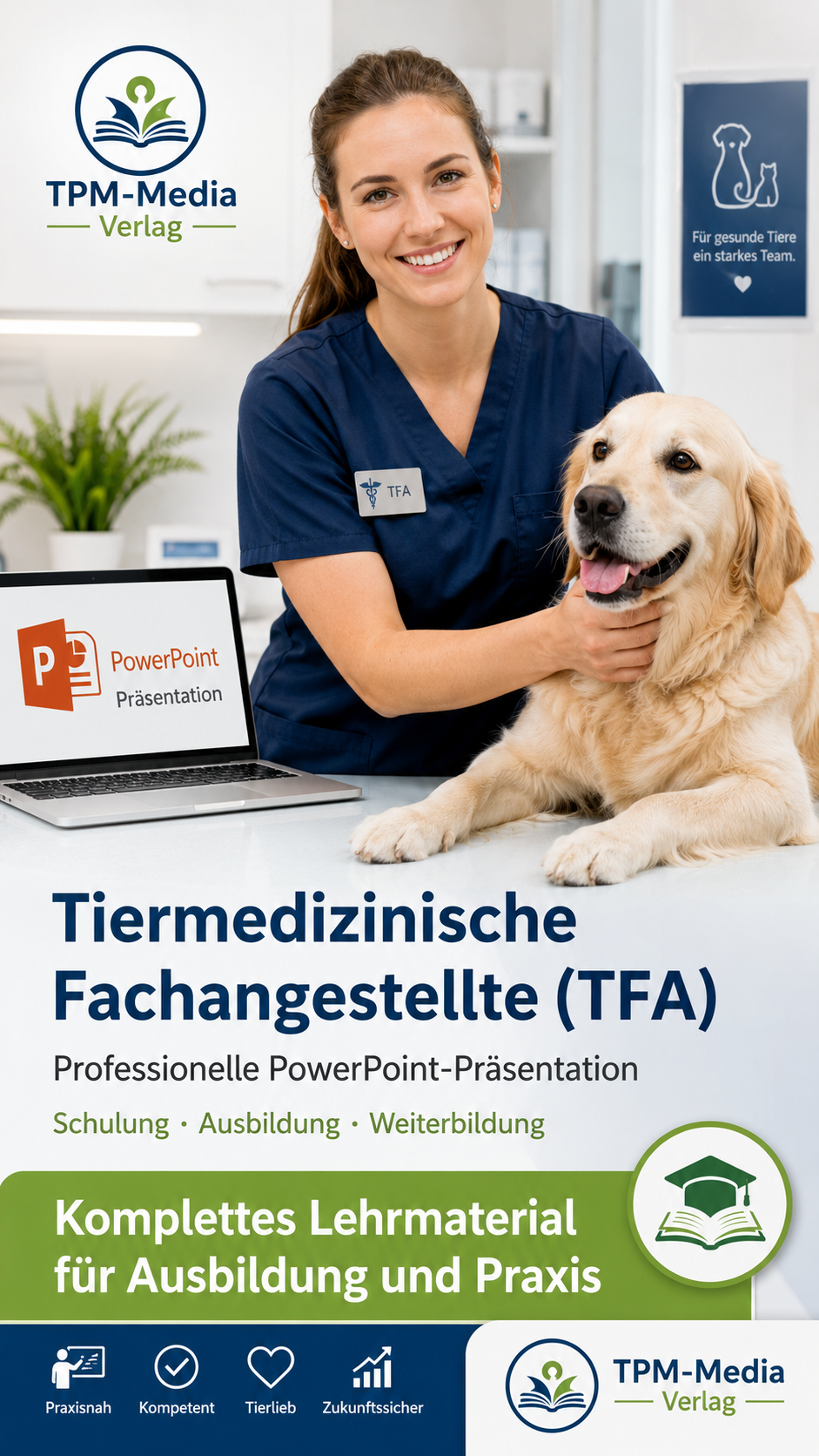 PowerPoint-Komplettpaket für die Ausbildung zum Tiermedizinische Fachangestellte (r) - TPM-Media Verlag