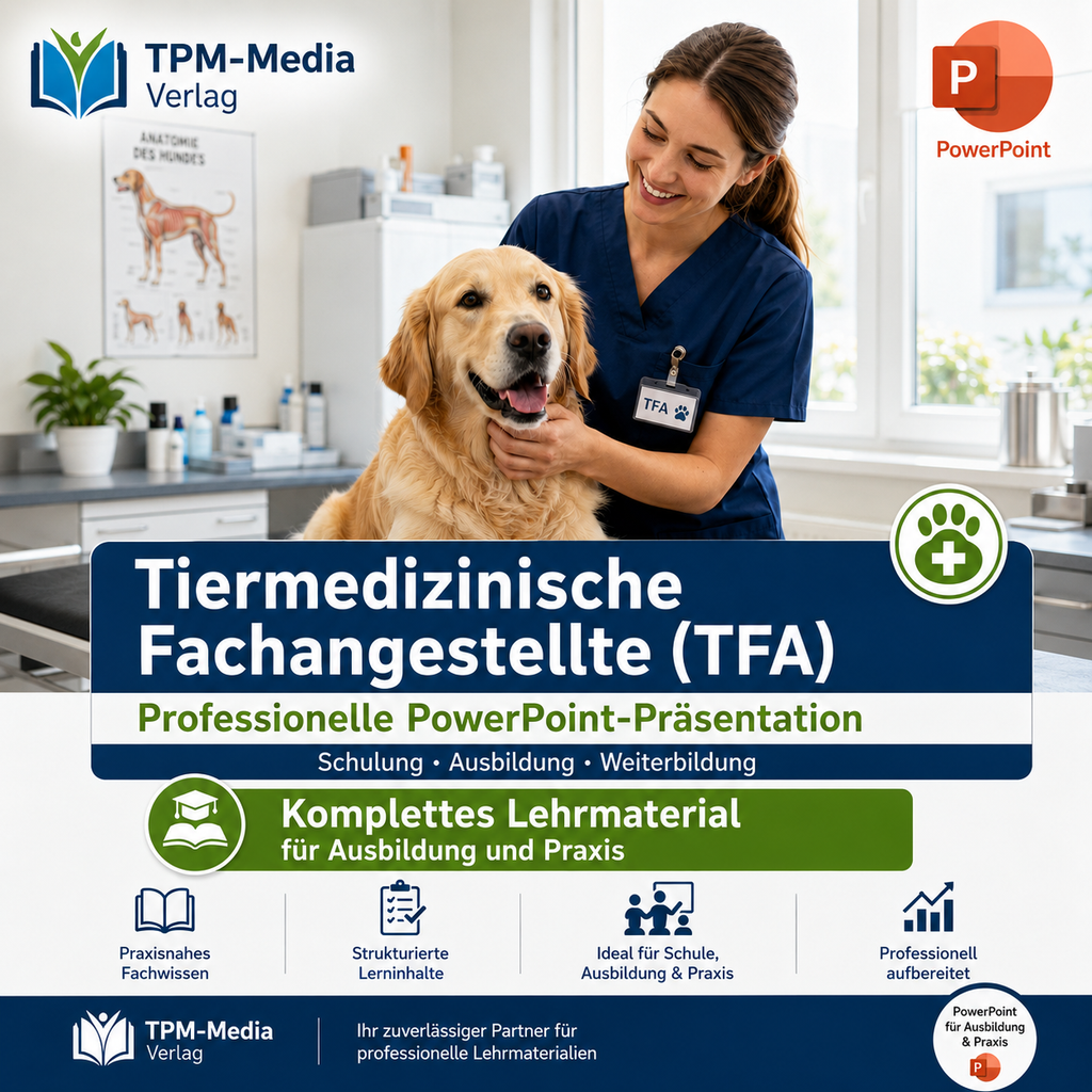 PowerPoint-Komplettpaket für die Ausbildung zum Tiermedizinische Fachangestellte (r) - TPM-Media Verlag