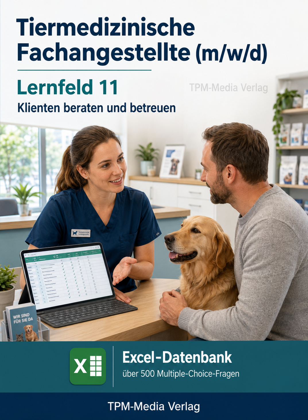 Tiermedizinischer Fachangestellte - Lernfeld 11 gewerbliche Excel-Fragenkatalog Datenbank (Sofort-Download)