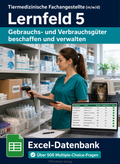 Tiermedizinischer Fachangestellte - Lernfeld 5 gewerbliche Excel-Fragenkatalog Datenbank (Sofort-Download)