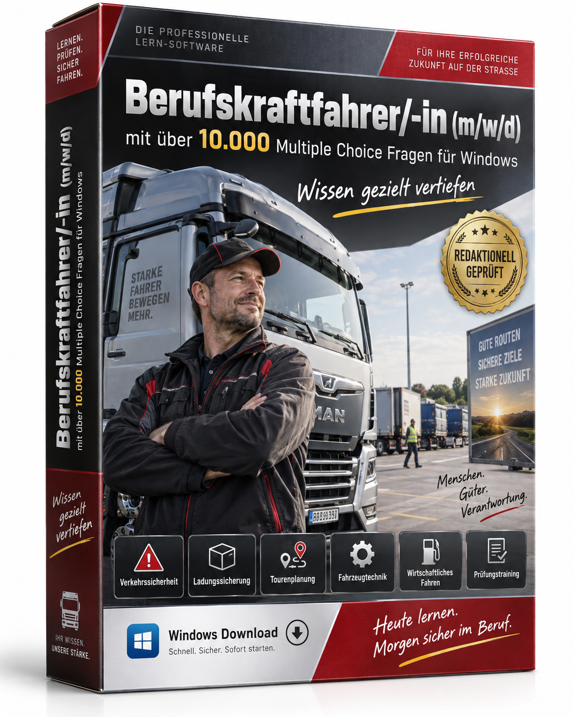 Berufskraftfahrer/-in (m/w/d) - Fragenkatalogtrainer - Download WIN – Produktbild 2