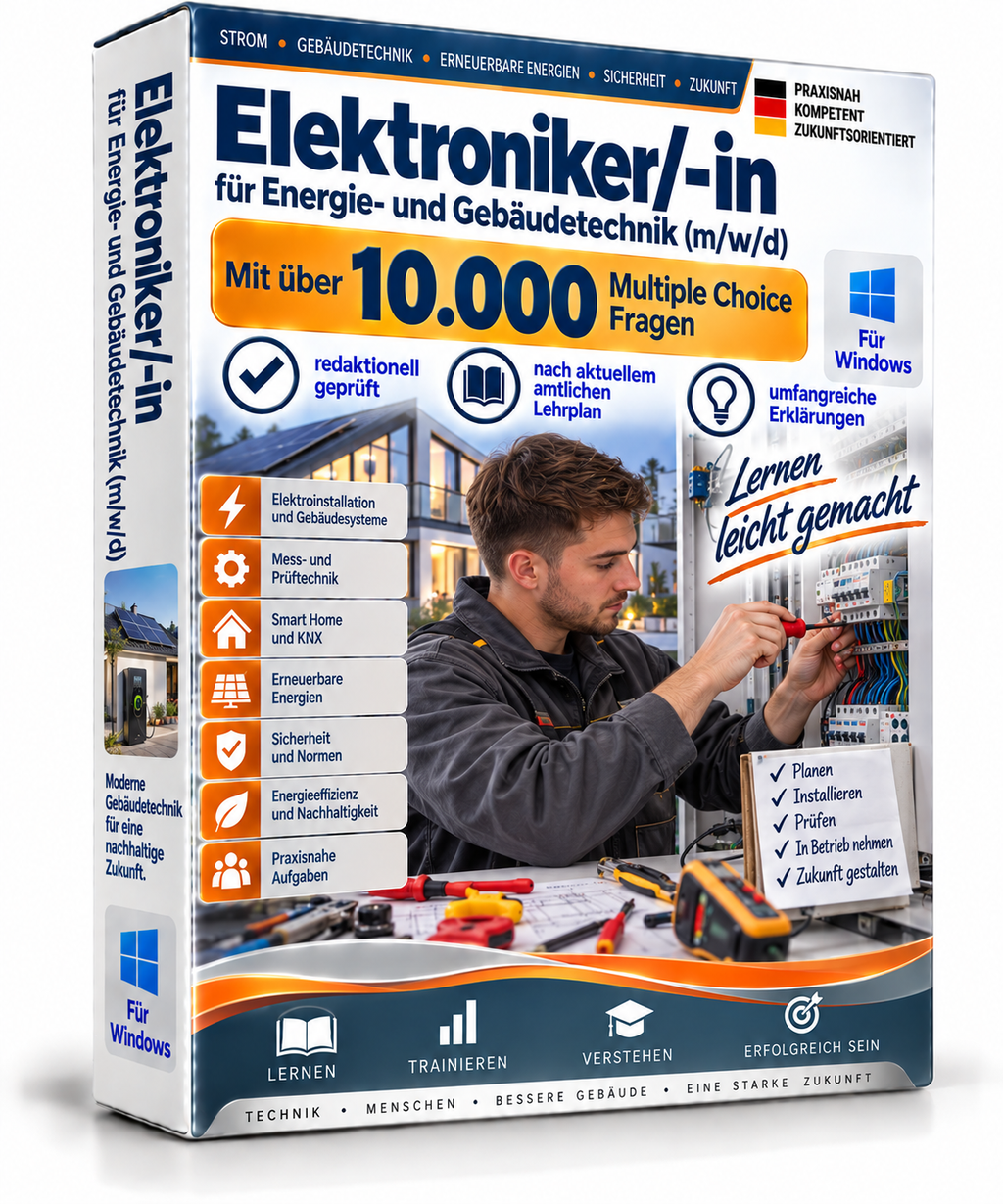 Elektroniker/-in für Energie- und Gebäudetechnik - Fragentrainer Download (WIN) – Produktbild 2